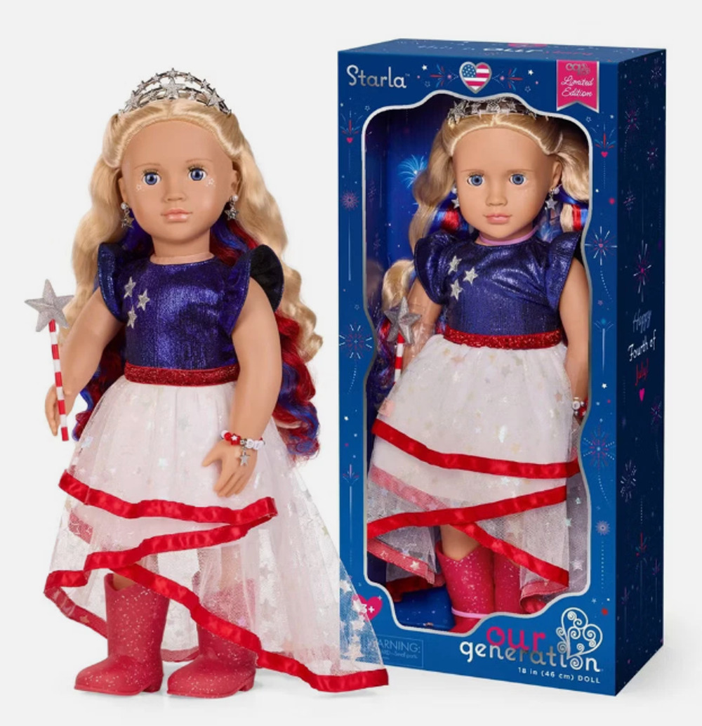 Our Generation Starla 18" Doll – 4th of July Limited Edition NIB